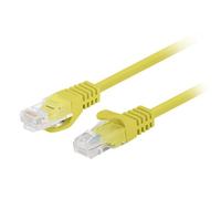 Cavo di rete Lanberg PCU6-20CC-0100-Y Cat6 1 m U/UTP RJ-45 Giallo