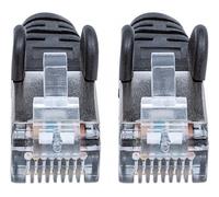 Cavo di rete Manhattan LS6A 300 BK Patch Cable Black
