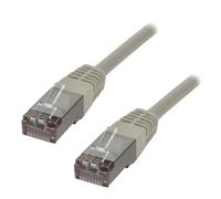Cavo di rete MCL RJ45 Cat5E 0,5 m grigio schermato F/UTP