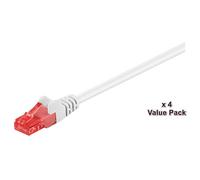 U/UTP CAT6 20M White 4 PACK