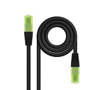 Cavo di rete Nanocable 10.20.1400-BK CAT.6 UTP 0,5 m Nero CCA RJ45
