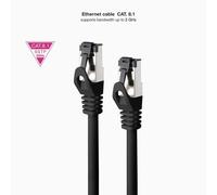 Cavo di rete Nanocable 10.20.2001-BK Cat.8.1 1 m SSTP LSZH nero