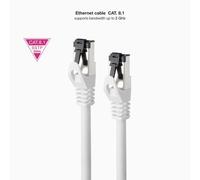 Cavo di rete Nanocable 10.20.2001-W Cat.8.1 1m bianco LSZH SSTP