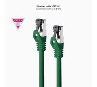 Cavo di rete Nanocable 10.20.2002-GR Cat.8.1 2m LSZH SSTP Verde elevate prestazioni