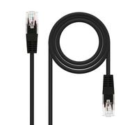 Cavo di rete Nanocable RJ45 UTP Cat.6 25 cm Nero