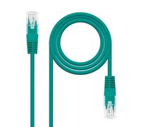 Cavo di rete Nanocable UTP CAT 5e verde da 3 m, perfetto per connessioni veloci e stabili su reti di computer. Garantisce prestazioni ottimali per i tuoi dispositivi.