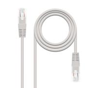 Nanocable 10.20.0115 - Cavo di rete Ethernet RJ45 Cat. 5E UTP AWG24, grigio, 15 mts