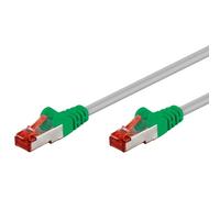 Cavo di rete Patch Cross in Rame Cat. 5e Verde/Grigio SF/UTP 2 mt