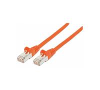Cavo di rete Patch in rame Cat. 6A Arancione SFTP LSZH 0,5m