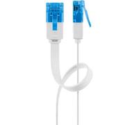 GOOBAY 96303 - Cavo piatto Cat. 6a bianco 0,50 m
