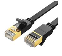 Cavo di rete piatto Ethernet RJ45 UGREEN NW106, Cat.7, STP, 10 m (nero)