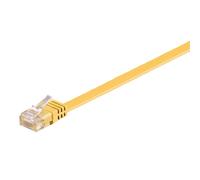 Cavo di rete piatto Goobay RJ45 UTP Cat.6 1m Giallo