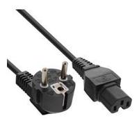 E_0001_2553482 Inline InLine 16810E Nero 3 m CEE7/7 Accoppiatore C15 Informatica
