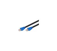 Cavo di rete RJ-45 MicroConnect 60m UTP CAT 6 esterno nero/blu
