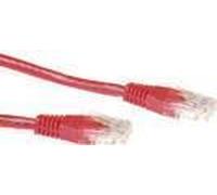 Cavo di rete rosso ACT CAT6A UTP 15 m Cat6a U/UTP (UTP) da 15 m (IB3751) NEW