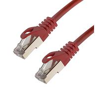 Cavo di rete S/FTP PIMF, cat. 7, 10 m, rosso, cavo patch Gigabit Ethernet LAN DSL CAT7