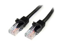 Cavo di rete StarTech.com 3m Cat5e RJ-45 Snagless UTP Nero PoE Alta qualità