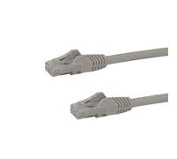 Cavo di rete StarTech.com N6PATC50CMGR Cat6 RJ45 Snagless 0,5 m Grigio UTP PoE