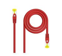 Cavo di rete - tubo RJ45 SFTP CAT6A AWG26 da 0,25 m, colore rosso, ideale per connessioni ad alta velocità e basso rumore.
