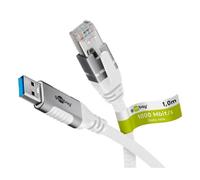 Goobay Cavo adattatore USB-A 3.0 a RJ45 Ethernet 3 m Gigabit CAT6 74160
