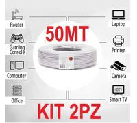 Cavo di Rete UTP Ethernet CAT5E 100 metri Matassa Bobina AWG24 Cat 5E LAN IN box