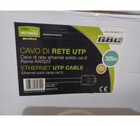 CAVO DI RETE UTP ETHERNET SOLIDO CAT.6 100% RAME GBC ( MATASSINE VARI METRI)