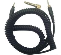 Cavo di ricambio a molla per cuffie cablate K361 con connettore da 2,5 mm e jack da 3,5 mm per autoradio