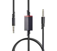 Cavo di ricambio A40 per Astro Inline Mute Cord, 3,5 mm, cavo di prolunga audio compatibile con A10 A50 A40 TR cuffie da gioco Xbox One Gaming Controller PS-5/4, 2 m, nero