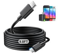 Cavo di ricambio AC per switch 2, 9,8 FT/3 m, per adattatore Nintendo Switch 2, 60 W, USB-C di ricarica rapida, cavo di ricambio originale per Nintendo Switch 2, console/Xbox/PS5/Steam Deck [non