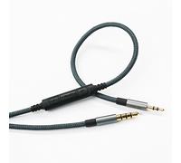 Cavo di ricambio audio maschio da 3,5 mm a 2,5 mm, compatibile con cuffie Bose oe2, oe2i, AE2, QC35,telecomando del volume e cavo per microfono in linea,compatibile con Samsung Galaxy, Huawei, Android
