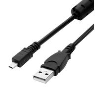 Cavo di ricambio Cavo di USB trasferimento sincronizzazione dati USB 8 pin UC E16 UC-E17 compatibile con fotocamera digitale Nikon DSLR D750 D5300 D3200 Coolpix L340 L32 A10 P520 S6000 S9200 (1.5M)