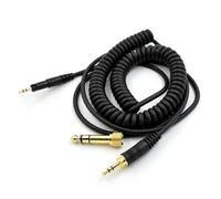 Cavo di ricambio compatibile con Audio-Technica ATH M50X/M40X - Ampio campo sonoro, elevata purezza, lunghezza 1,4 m, nero