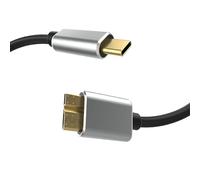 Cavo di ricambio Micro-B a USB-C, USB 3.0, compatibile con Canon 5DS, 5DS R, 5D4, EOS 5D IV, EOS 7D Mark II, EOS 1D X Mark II fotocamera per computer, PC, smartphone, laptop, tablet (150 cm)