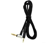 Cavo di ricambio per cuffie Audio-Technica per cuffie ATH-M40X M50X M60X M70X con connessione maschio a maschio da 3,5 mm design in nylon e telecomando in linea (Edizione standard)