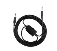 Cavo di ricambio per cuffie da gioco con rotella del volume, connettore placcato oro per Astro A40A10TR, guaina intrecciata, anima in rame privo di