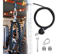 Cavo di Ricambio per Palestra, Fune in Acciaio con Fermo a Sfera per di Pulegge
