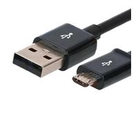 Cavo di ricambio per ricarica rapida e sincronizzazione dati, 2 metri, compatibile con telefoni cellulari Doro 1360 1370 5030 6520 611 GSM