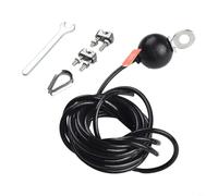 Cavo di ricambio resistente in acciaio da 4 m, per palestra e casa, lunghezza regolabile, con sfera di gravità per evitare scosse