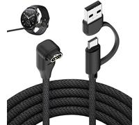 Cavo di Ricarica 2-in-1 USB-C per Garmin,1M, Adattatore da USB A a C, Compatibile con Fenix 8, 7, 7X, 7S, Forerunner 970, 965, 955, 945, 570, 265, 255, 55, Vivoactive 6, 5, 4, 3 Music