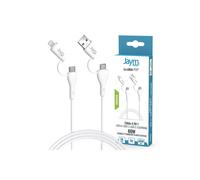 Cavo di ricarica 3A e sincronizzazione 4-in-1 USB / USB-C / Lightning PD 60W - Nouvo