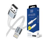 CAVO DI RICARICA 3MK Hyper Cable NSERIES, da USB-A a Lightning, 1 m, Alluminio, Nylon intrecciato