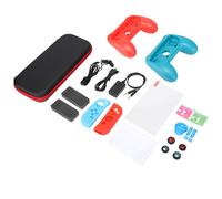Cavo di ricarica Accessori Nintendo Switch Custodia protettiva Volante da corsa Base di ricarica per controller Protezione schermo in vetro temperato