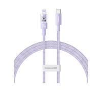 Cavo di ricarica - BASEUS - Gem - USB-C a Lightning - 20W - 1m - Viola