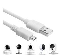 Cavo di ricarica con attacco da USB a micro USB per telecamere di sicurezza WyzeCam, WyzeCam Pan, YI Camera, NestCam Indoor, Netvue, KasaCam Indoor, Furbo Dog, Blink (10m)