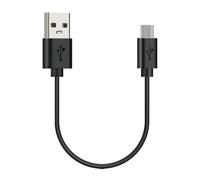 Cavo di ricarica corto USB per cuffie Geekria, compatibile con Beats Solo3.0 Studio3, JBL Live 500BT/50BTNC, Tune 750BTNC, cavo di alimentazione sostitutivo da USB a Micro-USB (1 ft / 30 cm)