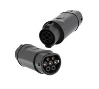 Cavo di ricarica da tipo 1 a tipo 2 ev, 32 A, SAE J1772 a IEC62196 | Adatto per Type 2 EVs | Adattatore di ricarica EV SAE j1772 a IEC 62196, connettore per veicoli elettrici per IEC 62196 EVs