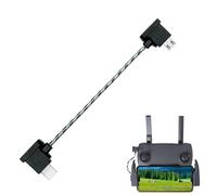 Cavo di ricarica da tipo C a micro USB per DJI mini 2 accessori DJI Controller 15 cm compatibile con DJI Mavic Mini/Pro Air Spark Cavo di ricarica USB C a 90 gradi, nero