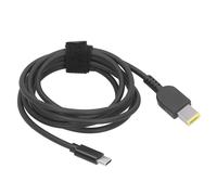 Cavo di ricarica da USB C a CC Power Delivery Punta sottile Compatto Portatile Emulatore PD integrato Caricabatterie da 65 W per laptop Lenovo