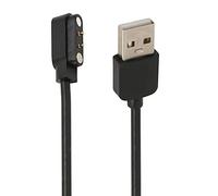 Cavo di Ricarica di Ricambio per Xiaomi Haylou RT2 LS10, Cavo di Ricarica USB Magnetico a 2 Pin, Caricabatterie Smart Watch 5V 1A, Protezione Corrente da Sovratensione, 1m