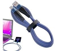 Cavo di ricarica di tipo C - Linea intrecciata in nylon da 10 A Cavo di ricarica rapida USB di tipo C, Cavo telefonico di ricarica rapida di tipo C | per cavo telefonico con sensore integrat